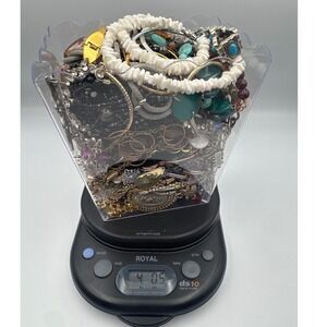 Mystery Jewelry Jar 4lbs Wearable Necklace Bracelet Earring Ring Various Styles